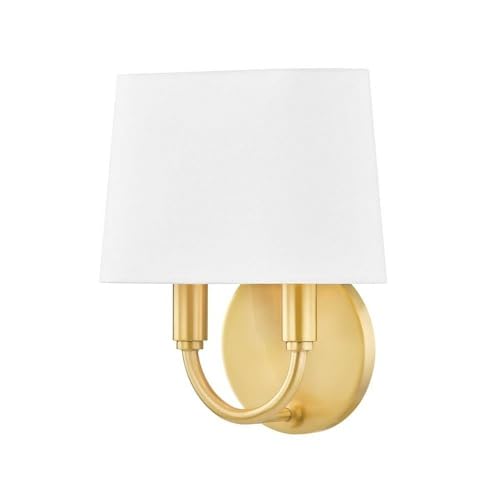 Clair - 2 Light Wall Sconce-10.5 Inches Tall and 9 Inches Wide, Finish Color: Aged Brass
