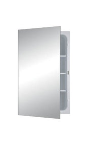 1438 Focus Frameless Medicine Cabinet with Polished Mirror, 16-Inch by 26-Inch