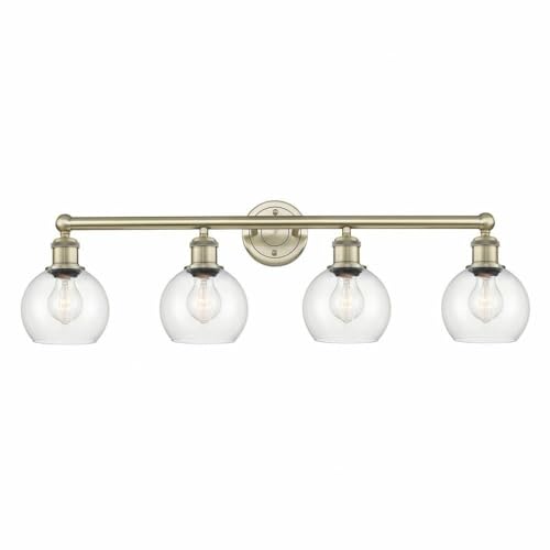 Lighting Athens - 4 Light Bath Vanity in Industrial Style-10.63 Inches Tall