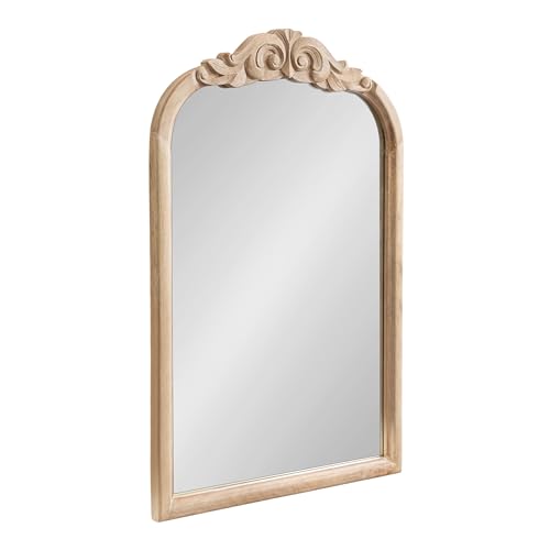 Arendahl Traditional Arch Wall Mirror, 24 x 36, Natural Wood