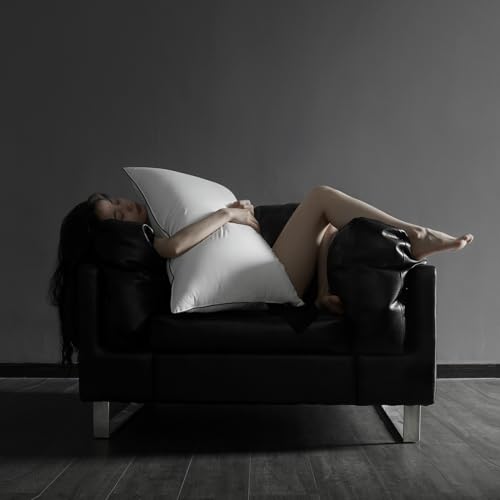 Premium White Goose Down Pillows - 550+ Fill Power - Hotel Bed Pillows