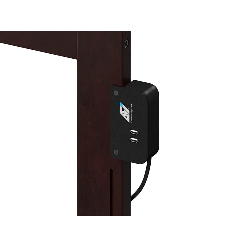 Twin Trundle Platform Bed in Espresso