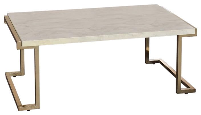 Coffee Table Elegant Coffee Table in Faux Marble Rectangle Coffee Table Contemporary Coffee Table Cocktail