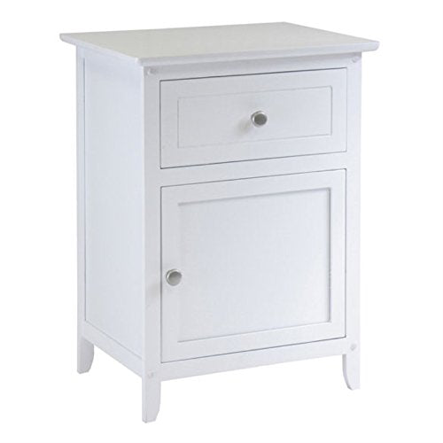 Wood Eugene Accent Table - Versatile & Timeless Design, White Finish