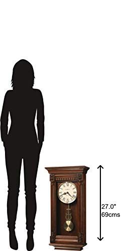 Pendulum Westminster Chime Faux Wood Clocks,Quartz Magic Motion clock-Decorative