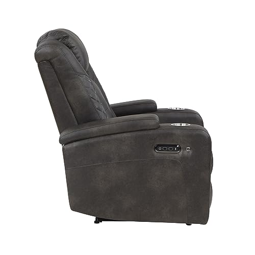 LumiLuxe Power Recliner Chair – Storage Arms, USB, LED & Power Headrest