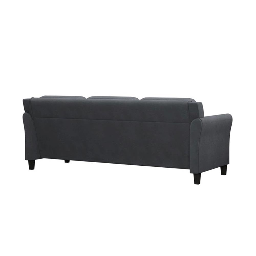 Upholstery Living Room Sofa in Dark Gray