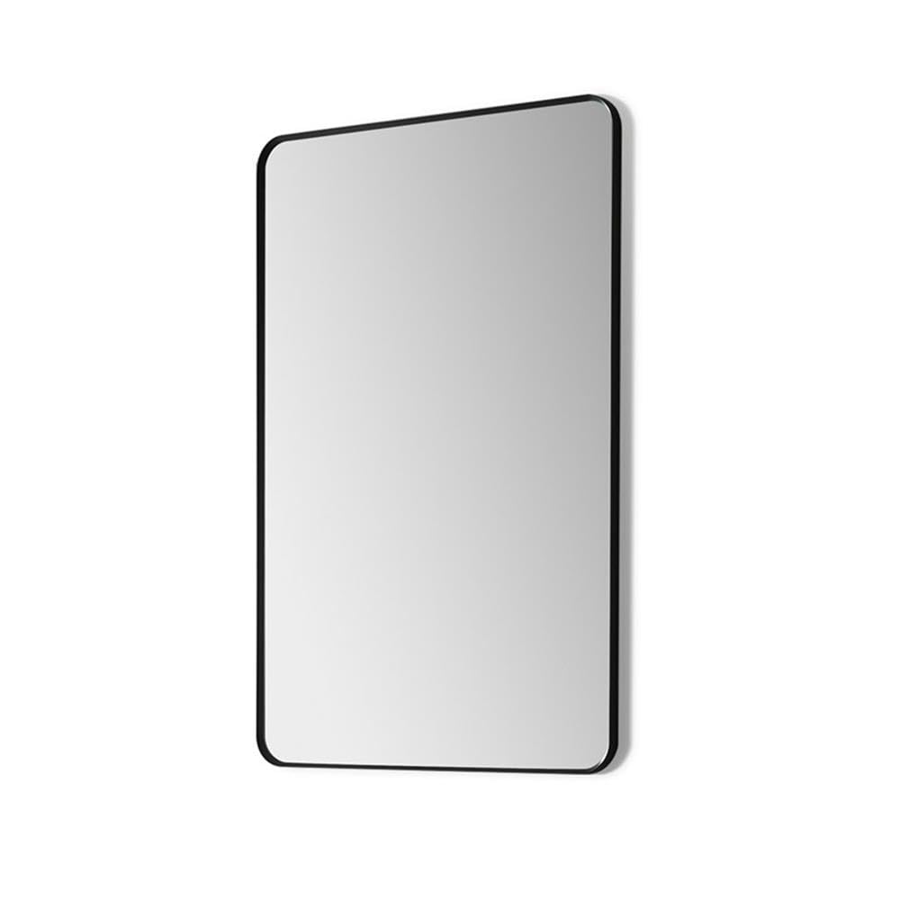 Nettuno 24" Bathroom/Vanity Matte Black Aluminum Framed Wall Mirror