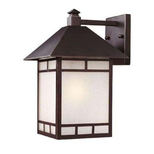 9022ABZ Artisan Collection 1-Light Wall Mount Outdoor Light Fixture, Architectural Bronze