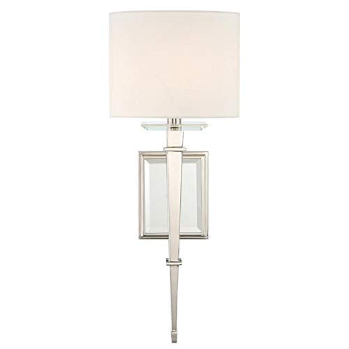 Clifton 1 Light Polished Nickel Sconce