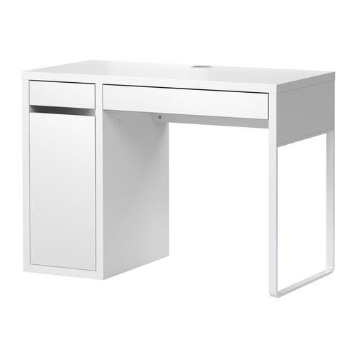 (Ship from USA) Ikea Micke Desk Computer Workstation Table White Modern NEW