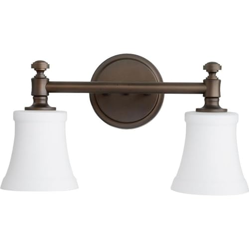 5122-2-186 Transitional Two Light Vanity from Rossington Collection in Bronze/Dark Finish,