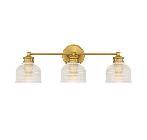 3 Light Bath Vanity in Mid-Century Modern Style-9.25 Inches Tall and 24.25 Inches