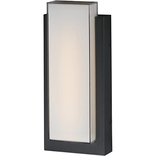Tower - 18W 1 LED Outdoor Wall Mount-18 Inches Tall and 8 Inches Wide
