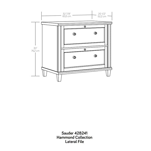 3-Piece Set with Credenza Desk Hutch & Lateral File Cabinet