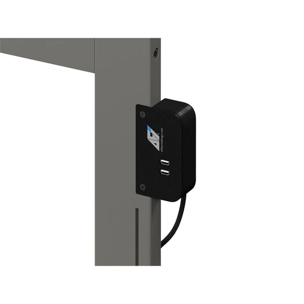 BOWERY HILL Twin XL Solid Wood Bed with Twin XL Trundle in Grey