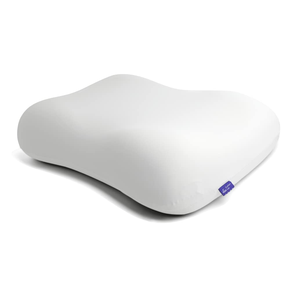 Deep Sleep Pillow, Patented Ergonomic Contour Design for Side & Back Sleepers,