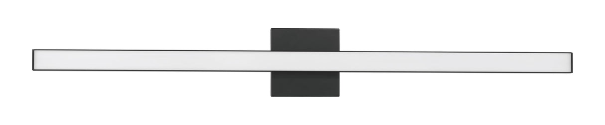 10136FB-LED Trim Vanity, Integrated LED, Flat Black