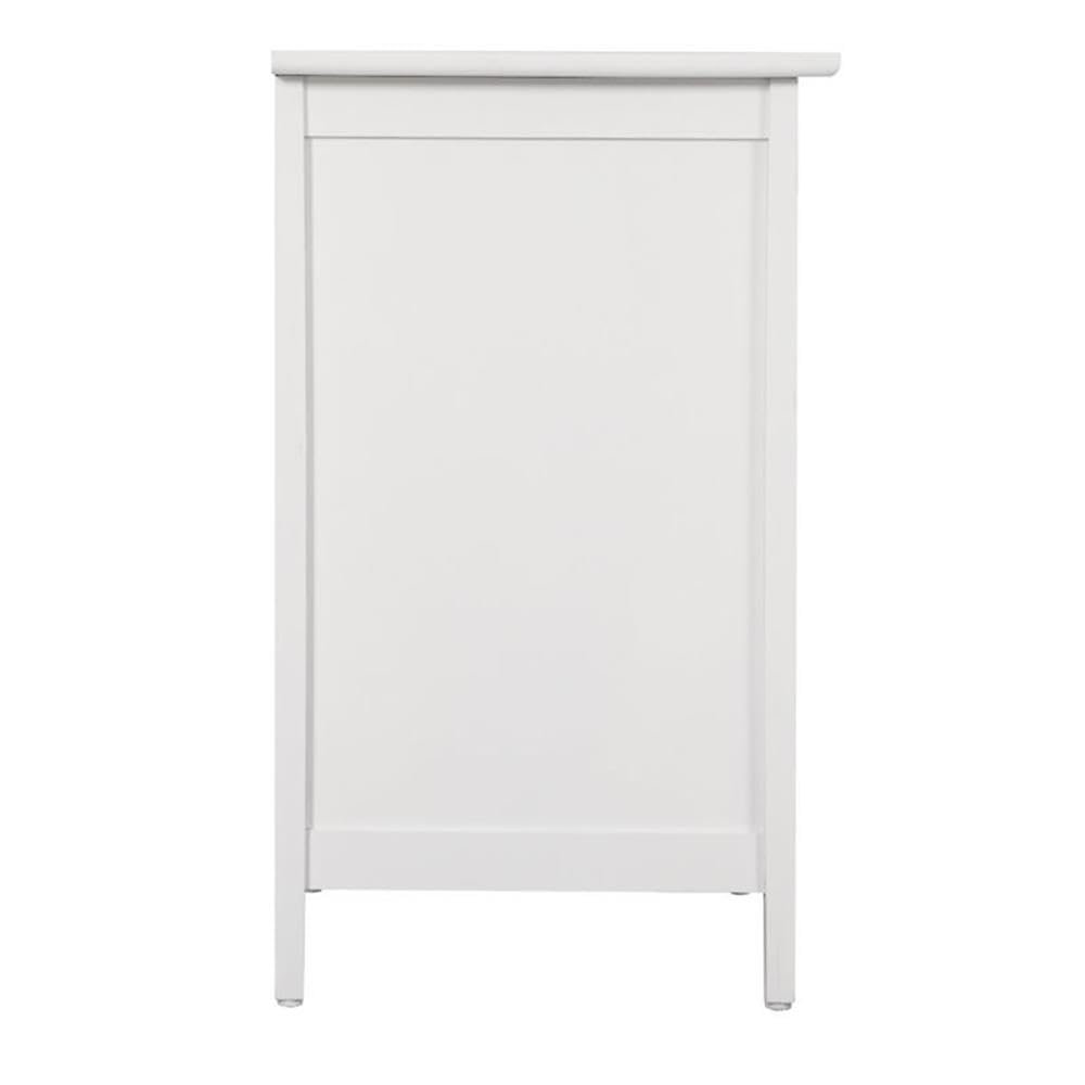 Daniel 3 Drawer Nightstand in White