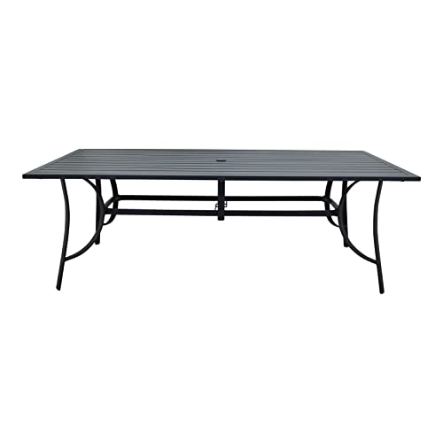 Santa Fe 84" x 42" Rectangle Outdoor Dining Table in Java