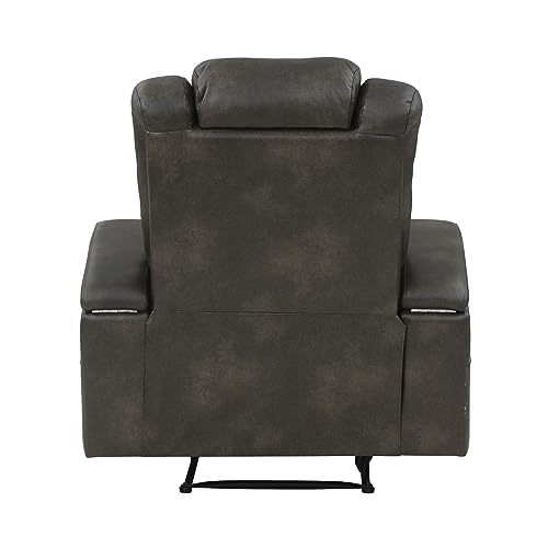LumiLuxe Power Recliner Chair – Storage Arms, USB, LED & Power Headrest