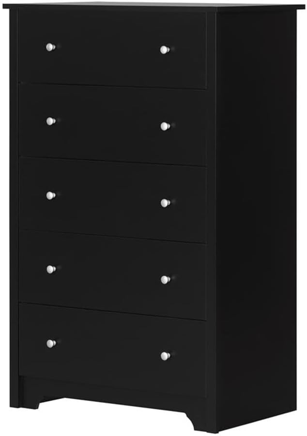 Vito 5-Drawer Chest, Soft Gray