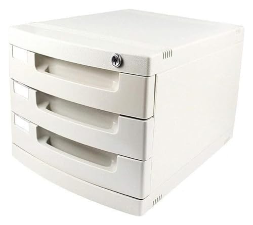 File Cabinet Flat File Cabinet Desktop Lock Plastic Drawer Storage Organization