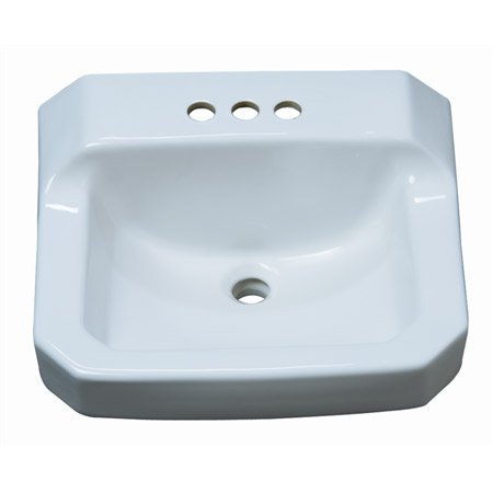 PF5414 19-5/8" Rectangular Vitreous China Wall Mounted Bathroom Sink