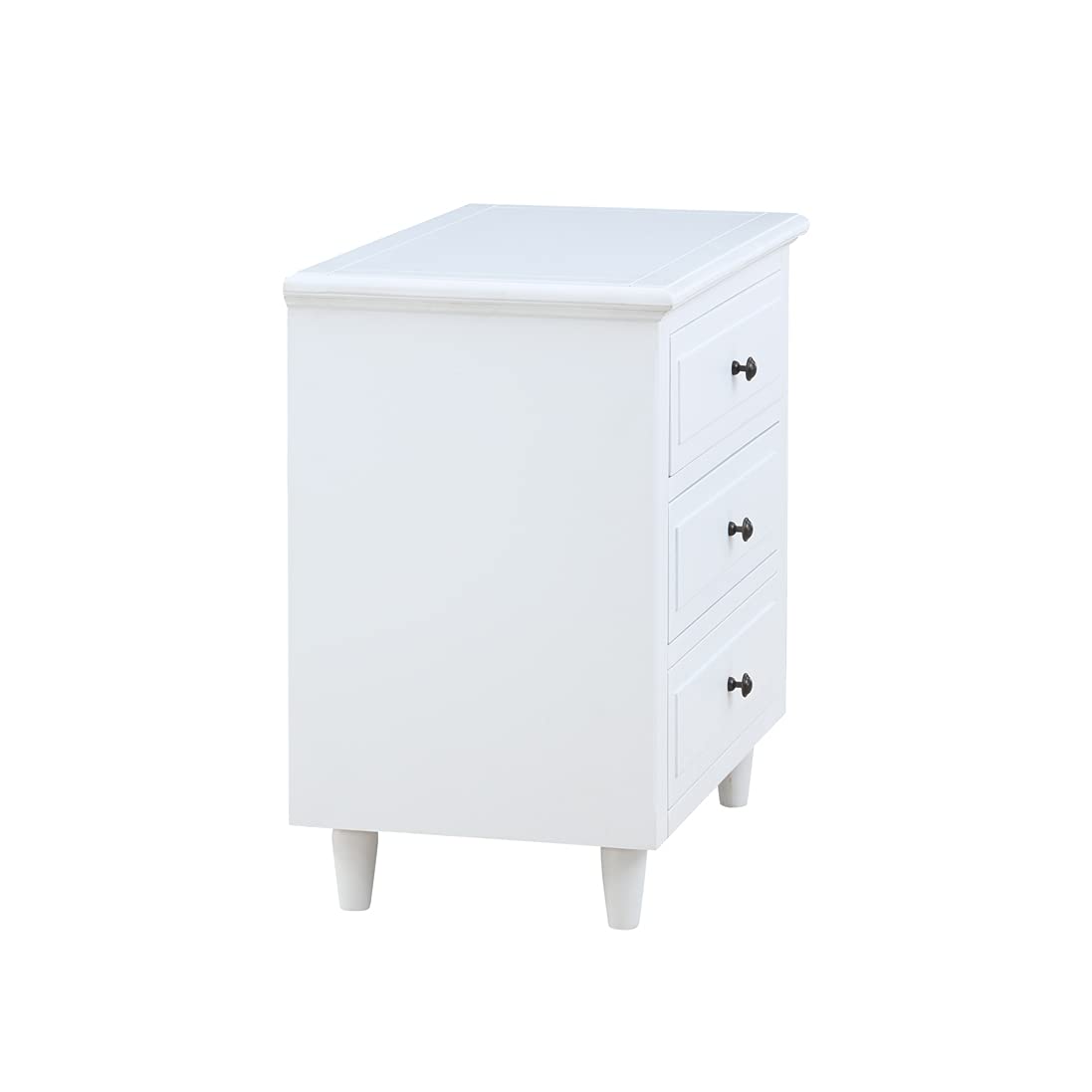 3-Drawer Nightstand,Modern Bedside Table for Bedroom