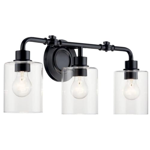 Gunnison 24 inch 3 Light Vanity Light Black