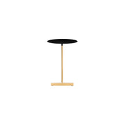 Home Collection Haylee Black/Gold Round Side Table for Living Room