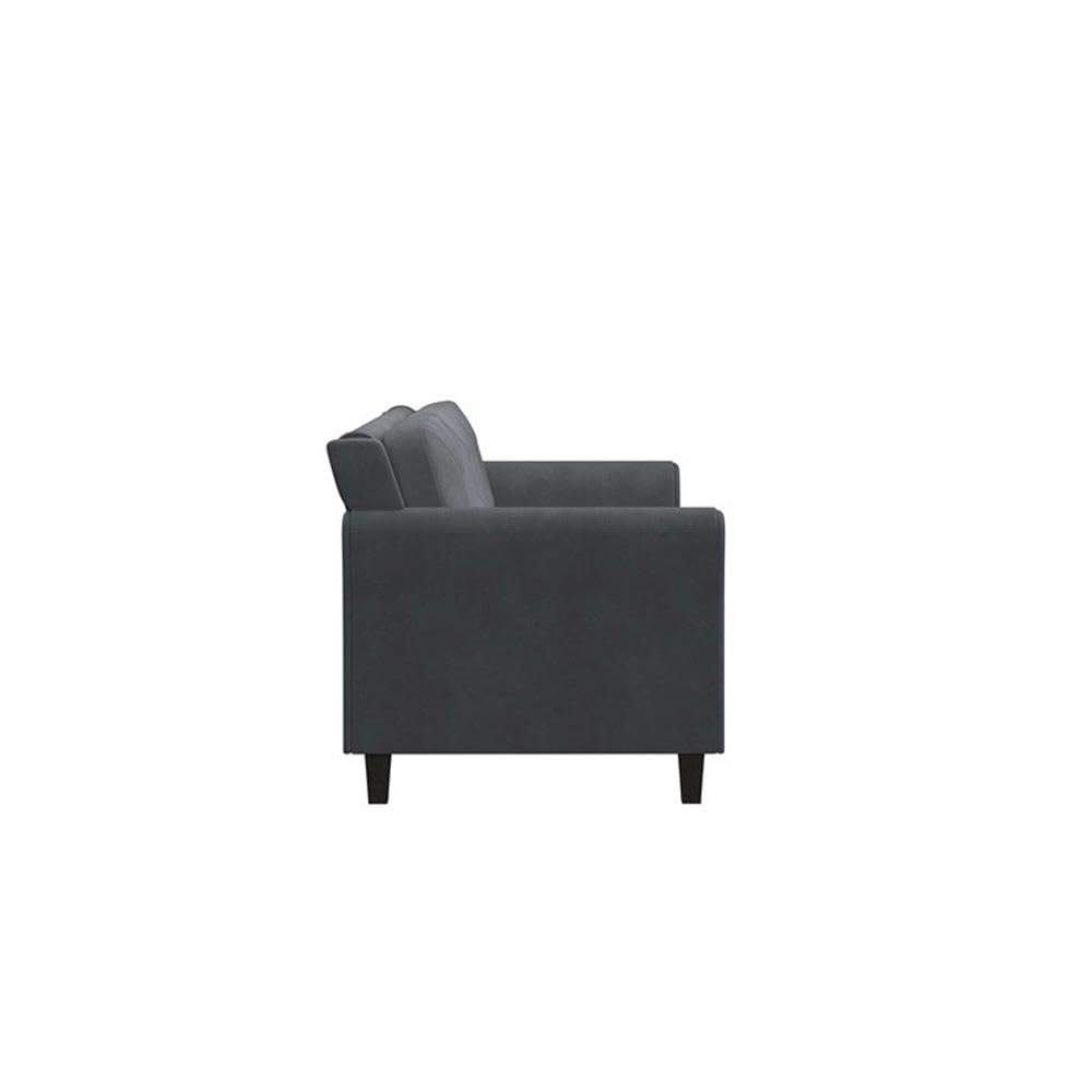 Upholstery Living Room Sofa in Dark Gray