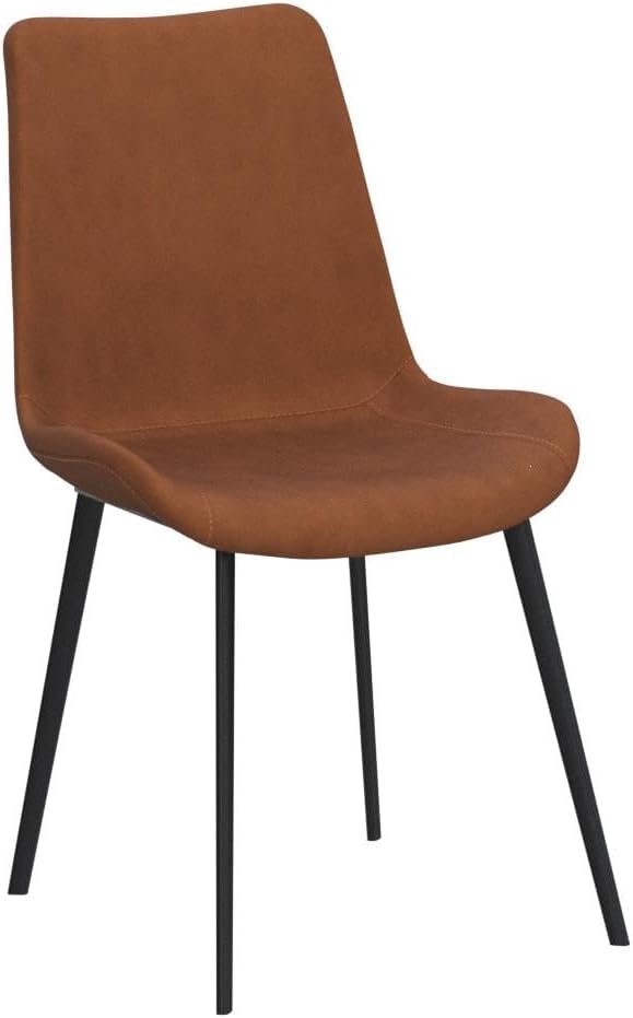 Dining Chairs Set of 4, Modern Kitchen & Dining Room Chairs, Upholstered Faux Leather