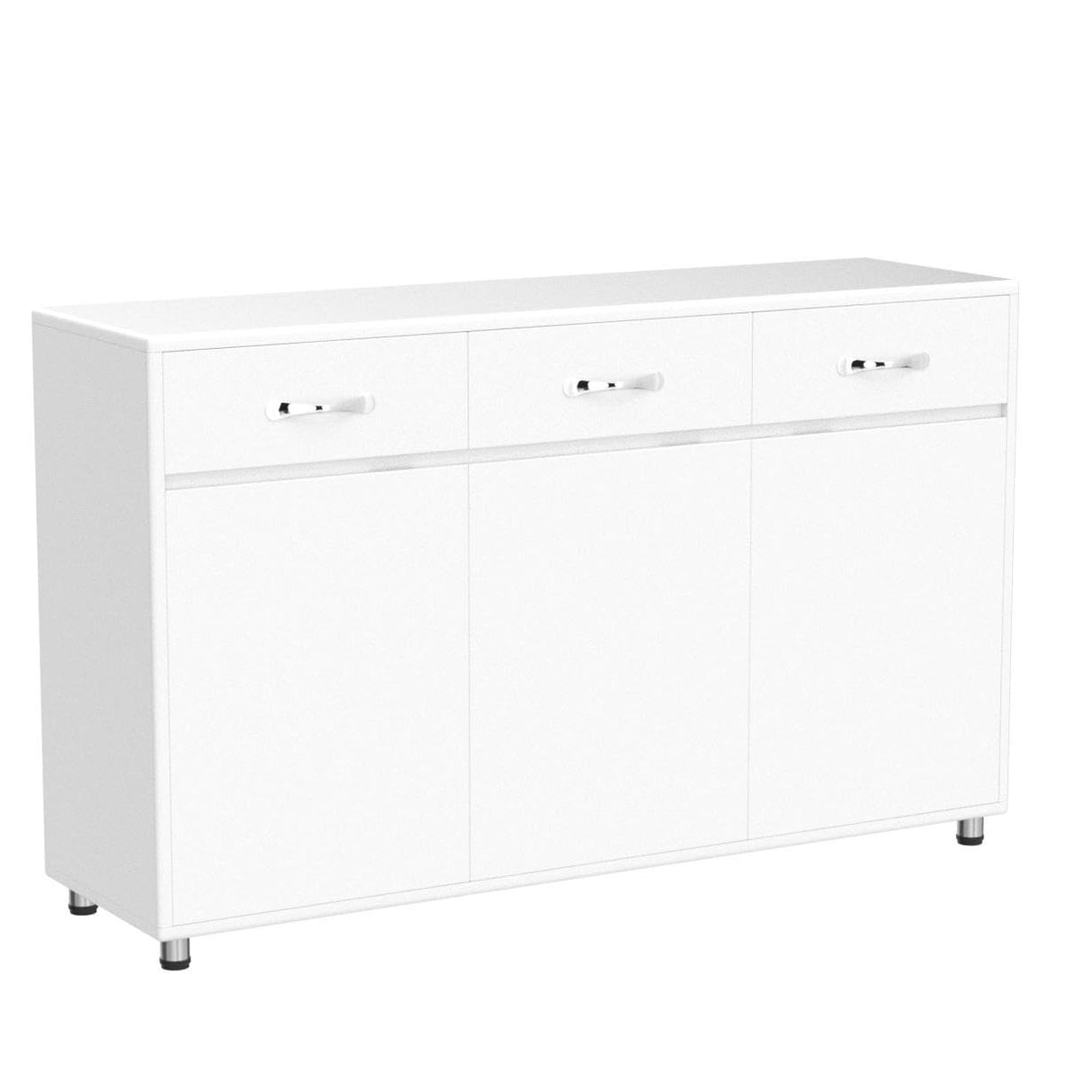 Upgraded Version Modern Buffet Cabinet Floor Side Office Cabinet,