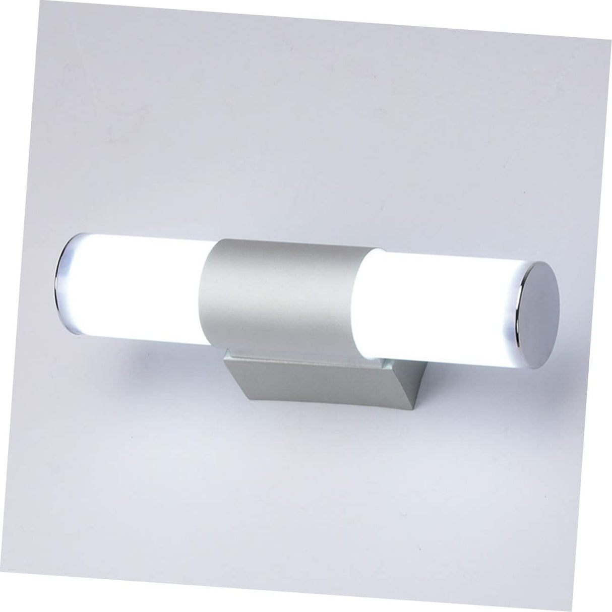 Modern Simple Led Wall Light Wood Mirror Front Lamp Creative Bathroom Cabinet Light