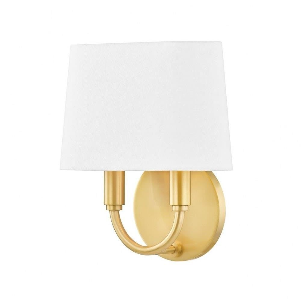 Clair - 2 Light Wall Sconce-10.5 Inches Tall and 9 Inches Wide, Finish Color: Aged Brass