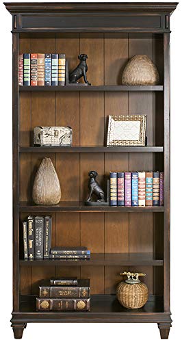Hartford Open Wood Bookcase, Storage Cabinet, Office Shelves, Brown (IMHF4078)