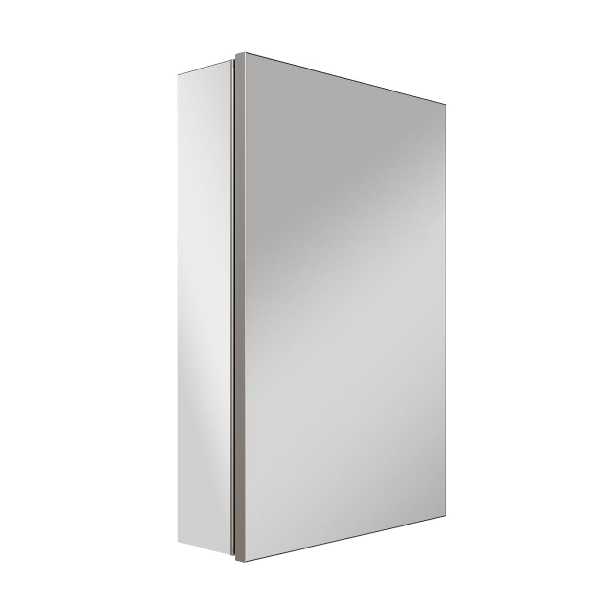 16" W×24" H Medicine Cabinet, Aluminum Bathroom Mirror Cabinet