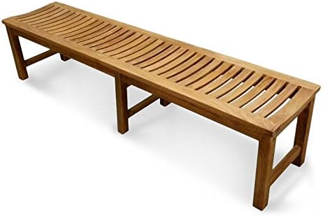Classic 6' Teak Backless Bench