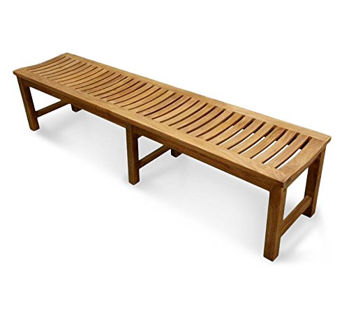 Classic 6' Teak Backless Bench