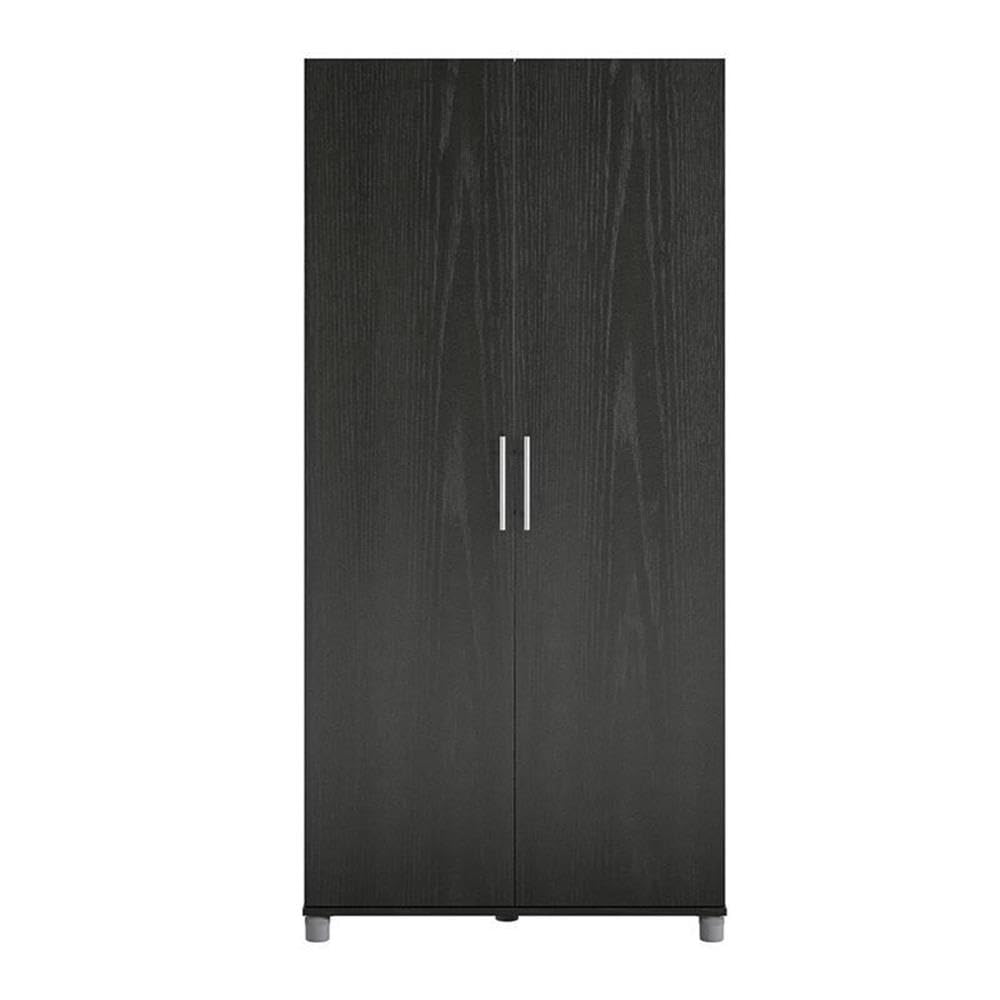 Evolution Camberly 36" Storage Cabinet in Black Oak