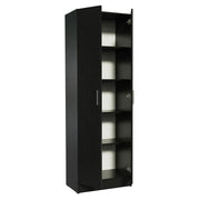 Storage Cabinet Armoire Closet with 2 Doors and 5 Utility Shelves 23" L Wooden
