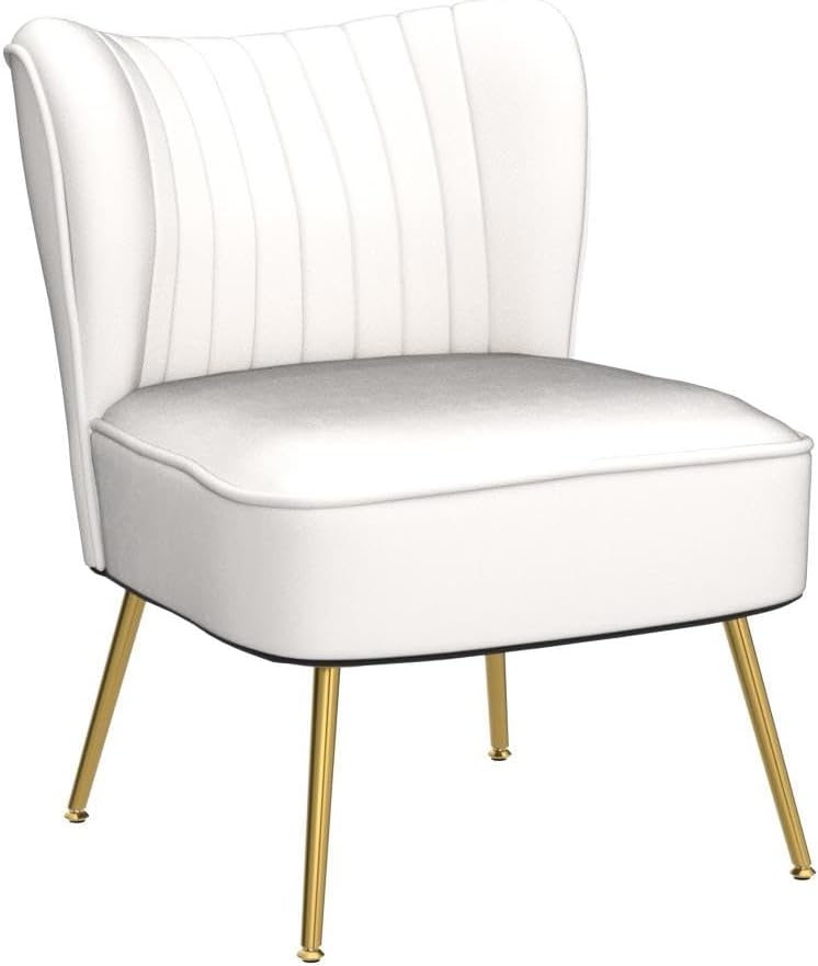 Modern Velvet Upholstered Accent Chair Set of 2,Mid Century Living Room Chairs