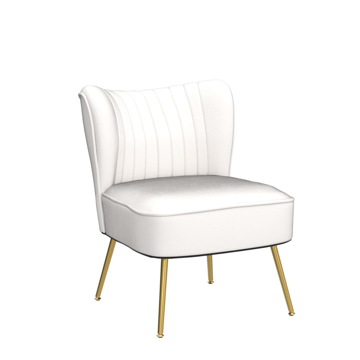 Modern Velvet Upholstered Accent Chair Set of 2,Mid Century Living Room Chairs