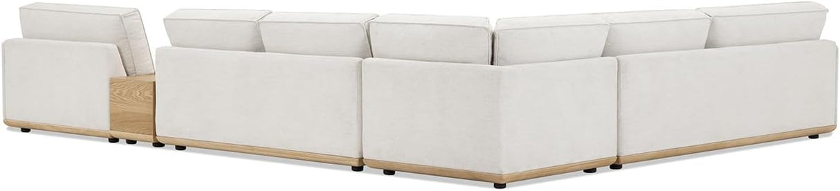 Home Destin 164" 5pc Modular RAF U-Shaped Chaise Sectional