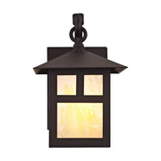 Lighting 2130-07 Montclair Mission 1 Light Outdoor Bronze Finish Solid Brass Wall Lantern