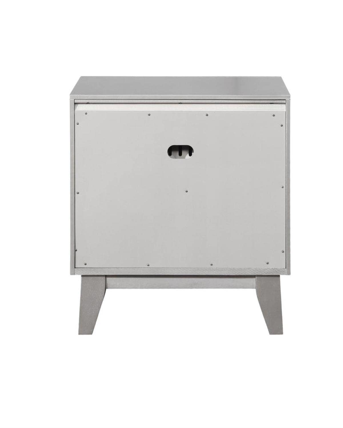 Leighton Modern Glam 2 Drawer Nightstand