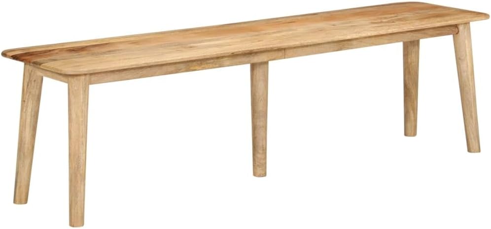 Bench - Spacious, Solid Mango Wood Furniture