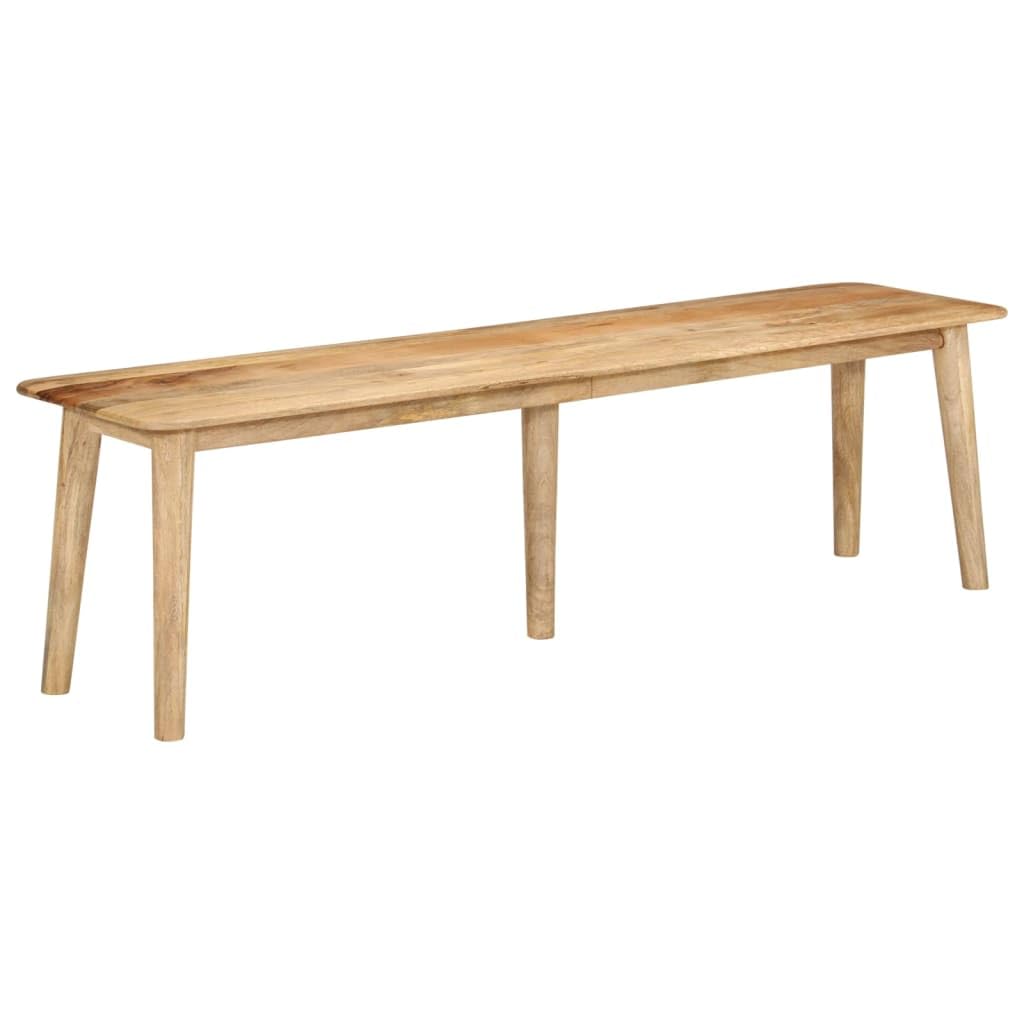 Bench - Spacious, Solid Mango Wood Furniture
