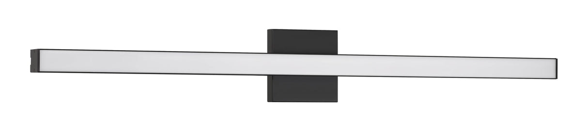 10136FB-LED Trim Vanity, Integrated LED, Flat Black